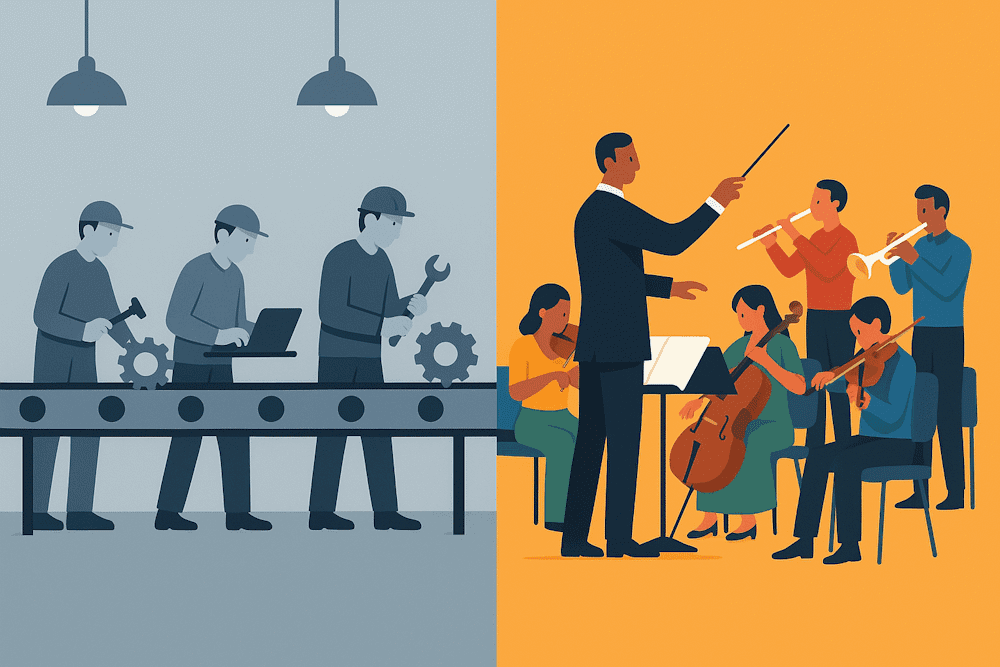 Klassische Softwareentwicklung vs. Entwicklung mit Agentenunterstützung